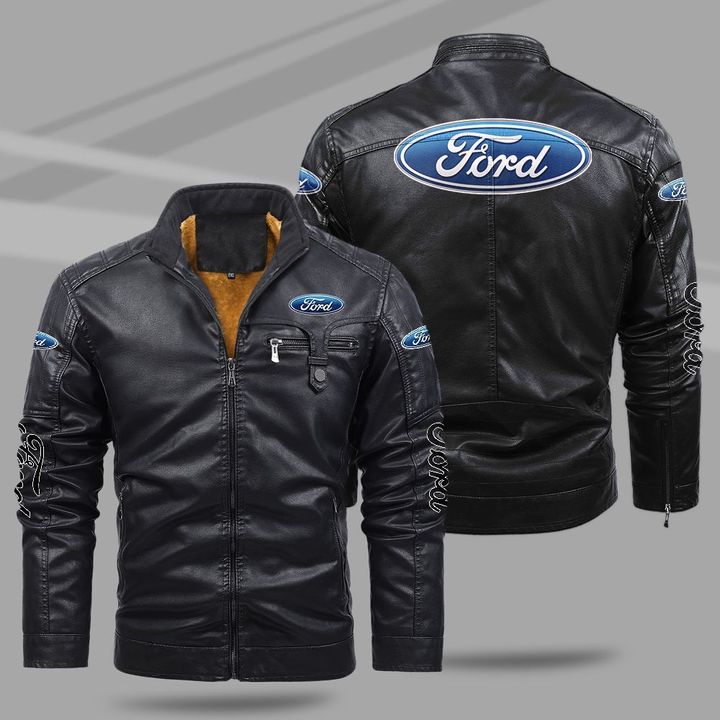 Ford fleece leather jacket – BBS