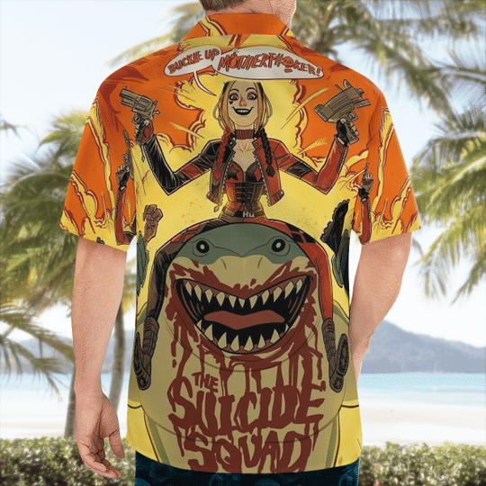 21-Harley Quinn King Shark Hawaiian Shirt (4)