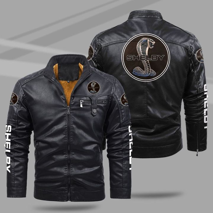 22-Ford Shelby fleece leather jacket (1)