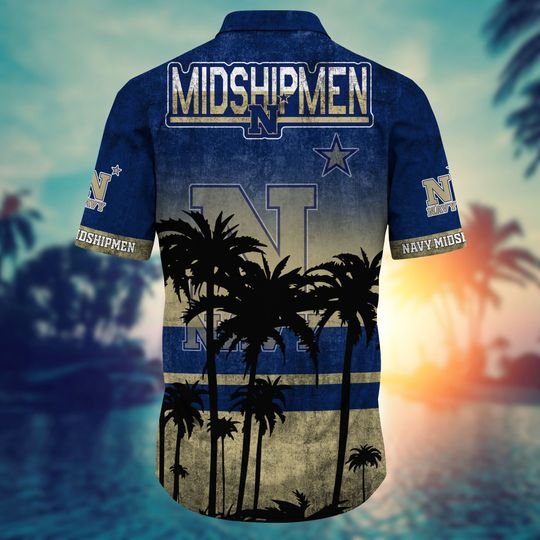23-Navy Midshipmen NCAA3 Hawaiian Shirt And Short (3)