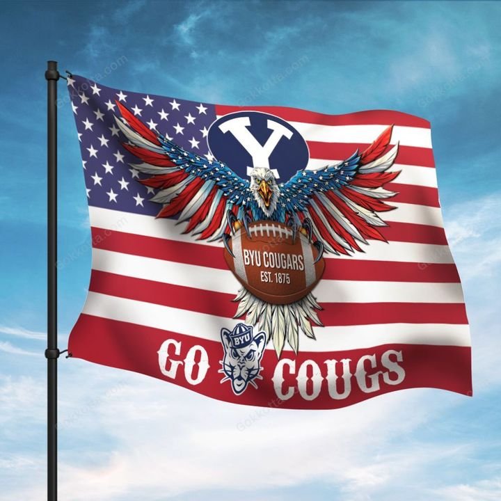 Go Cougs BYU Cougars Flag – BBS