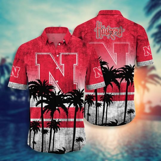 3-Nebraska Cornhuskers NCAA2 hawaiian shirt and short (1)