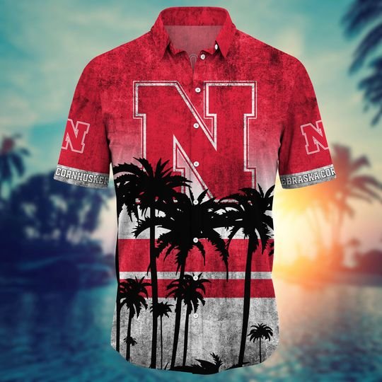 3-Nebraska Cornhuskers NCAA2 hawaiian shirt and short (2)