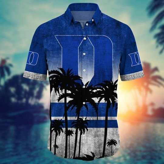 33-Duke Blue Devils NCAA2 Hawaiian Shirt And Short (2)