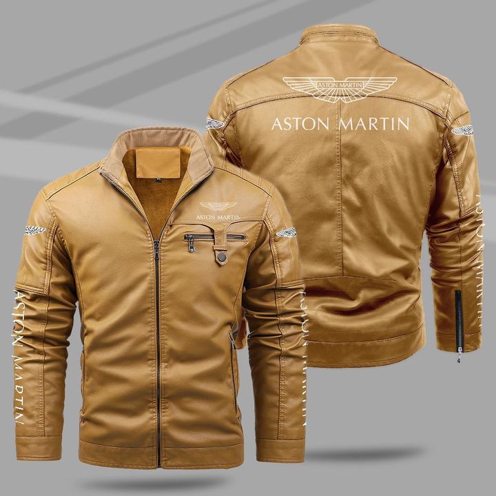 4-Aston Martin fleece leather jacket (2)