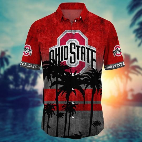 7-Ohio State Buckeyes NCAA1 Hawaiian Shirt And Short (2)