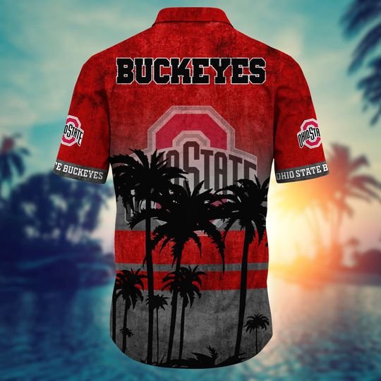 7-Ohio State Buckeyes NCAA1 Hawaiian Shirt And Short (3)