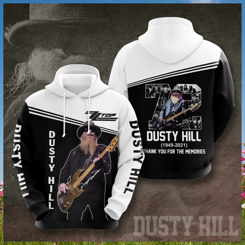 72 years Dusty Hill thank you for the memories hoodie 2