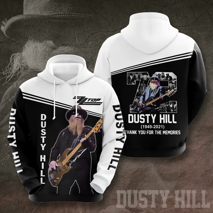 72 years Dusty Hill thank you for the memories hoodie