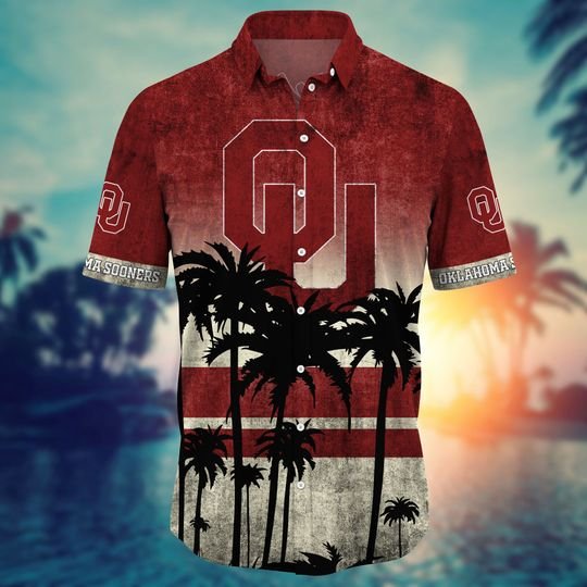 8-Oklahoma Sooners NCAA1 Hawaiian Shirt And Short (2)