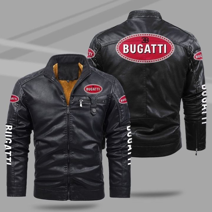 9-Bugatti fleece leather jacket (1)