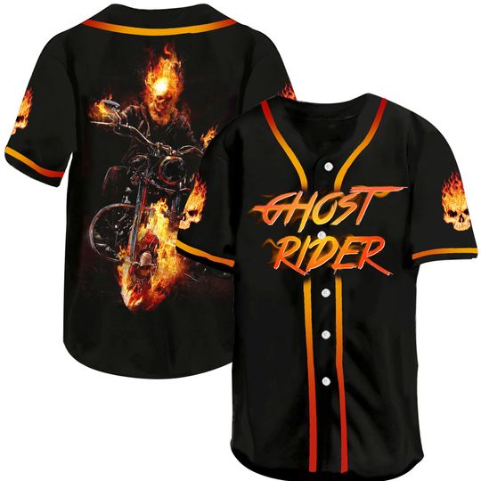 9-Ghost Rider Baseball Jersey Shirt (2)