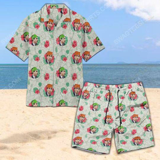 [special edition] A motley group of office workers summer vacation hawaiian shirt- maria