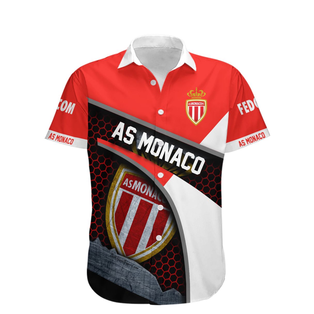 AS Monaco FC Hawaiian shirt 1