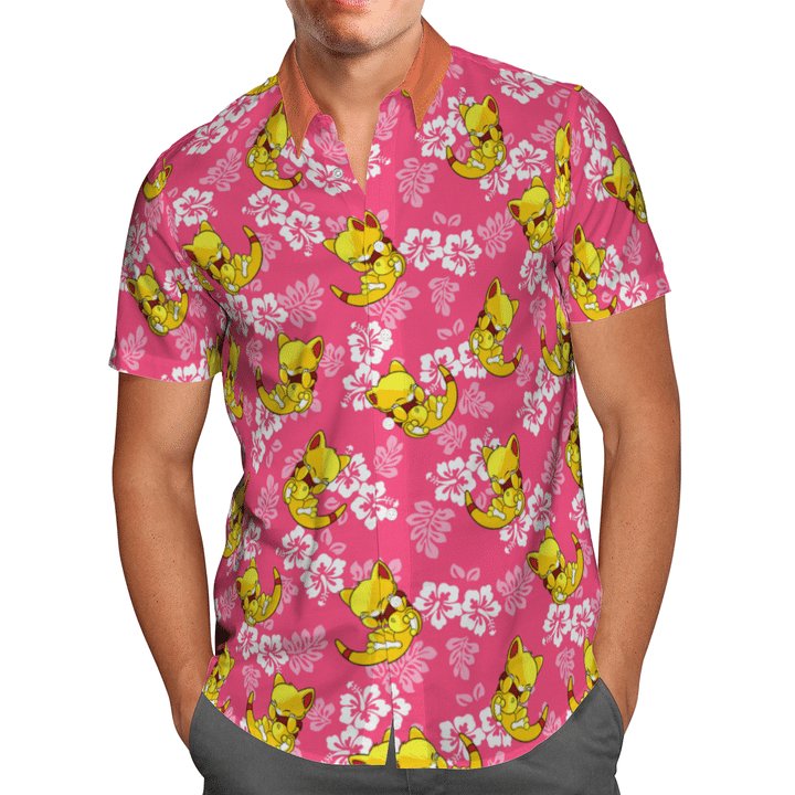 Abra Tropical Hawaiian Shirt and short1