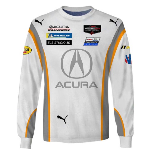 Acura F1 racing 3d hoodie2