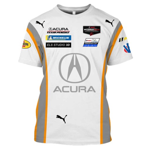 Acura F1 racing 3d hoodie4