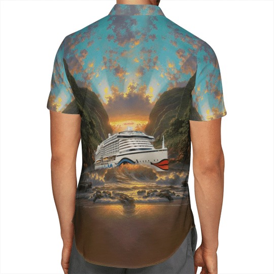 Aida cruises hawaiian shirt 3
