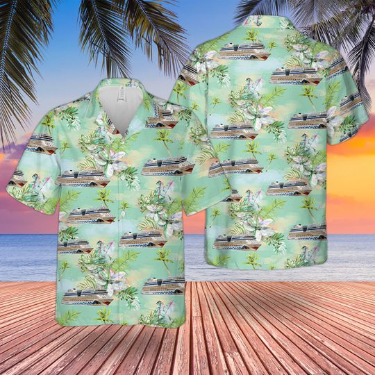 Aida cruises hawaiian shirt