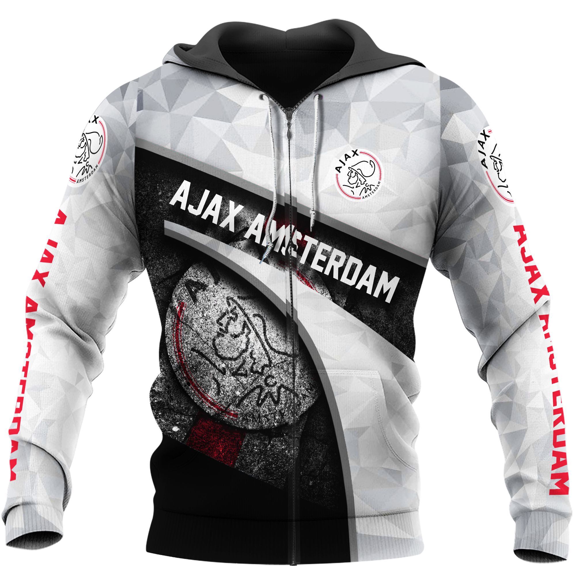 Ajax Amsterdam 3d all over print hoodie 4