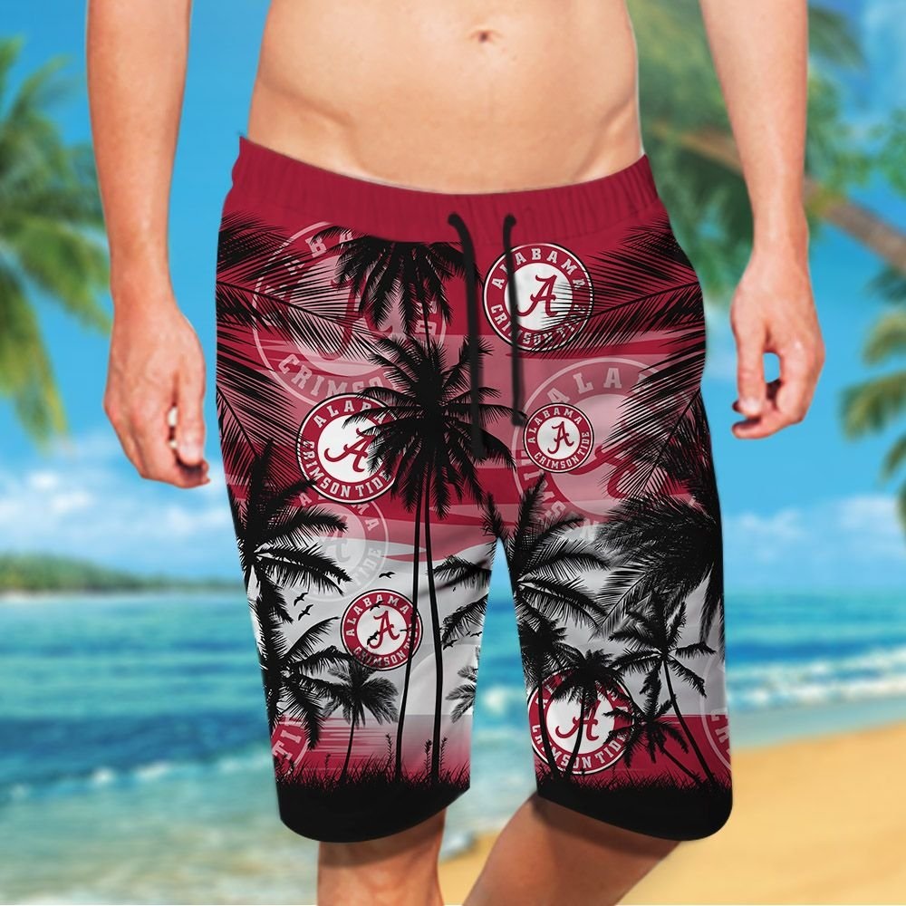 Alabama Crimson Tide tropical hawaiian shirt - Picture 2