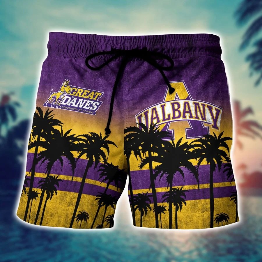 Albany Great Danes Ncaa hawaii Shirt And Shorts2