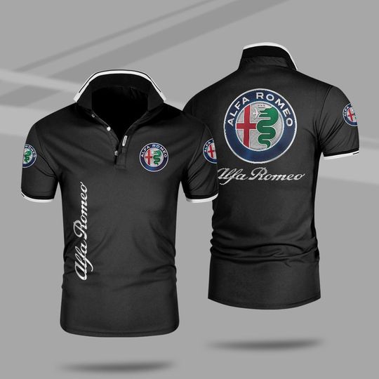 Alfa romeo 3d polo shirt 1