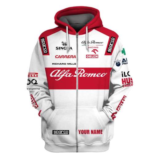 Alfa romeo F1 racing 3d hoodie