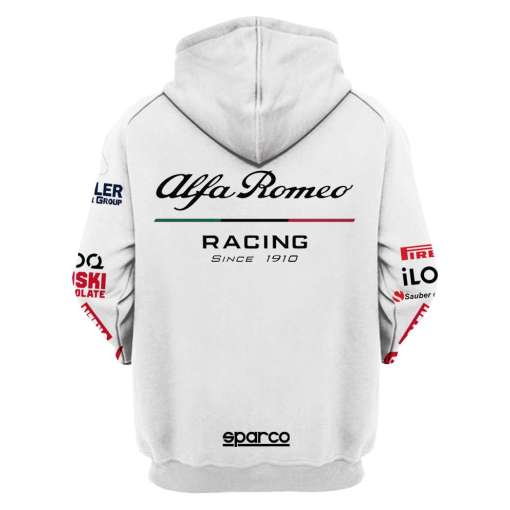 Alfa romeo F1 racing 3d hoodie1