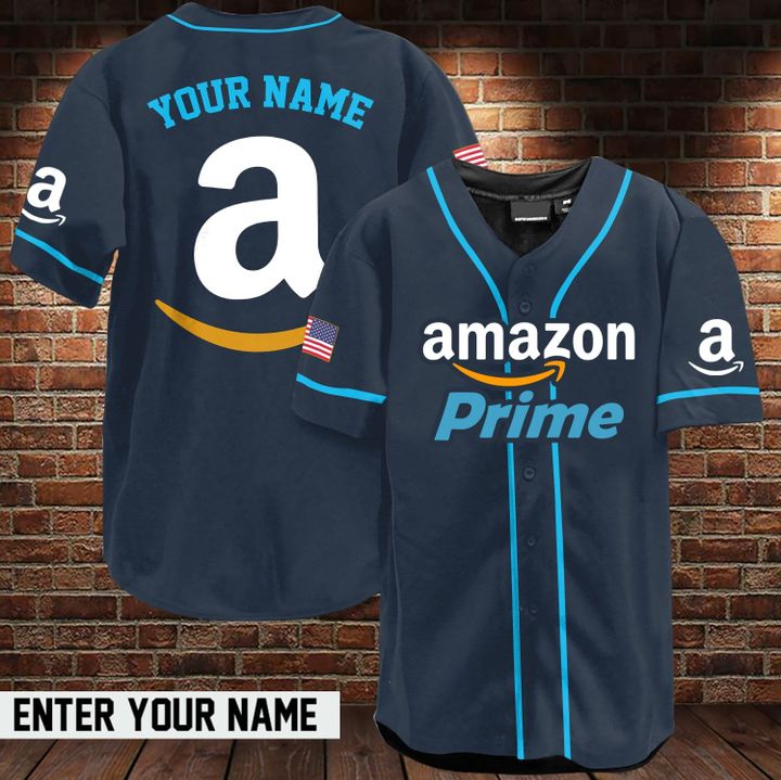 Amazon prime custom name baseball jersey – LIMITED EDITION