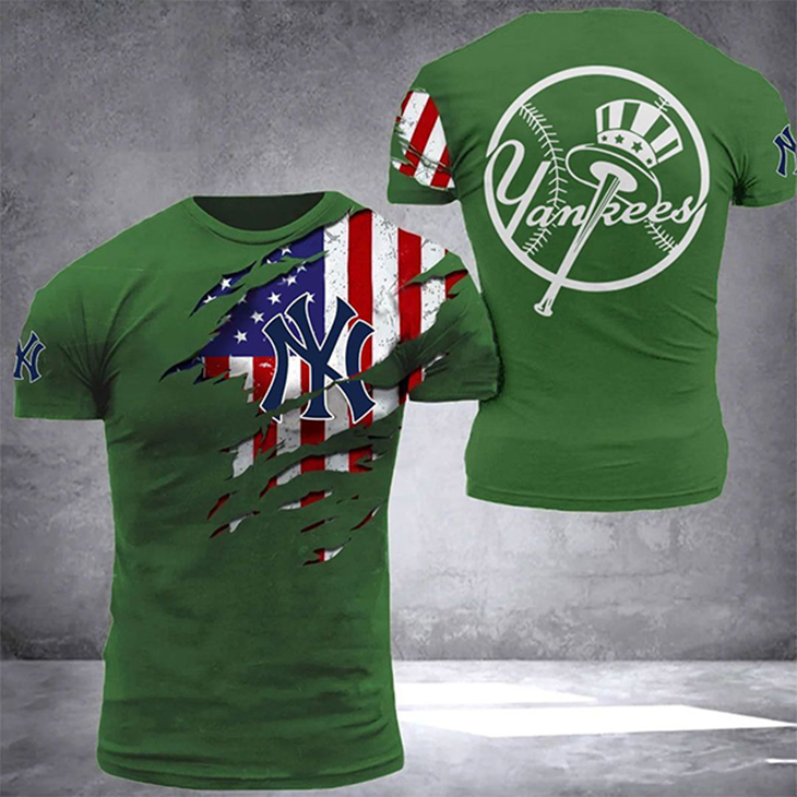 American Flag YanKees T Shirt6
