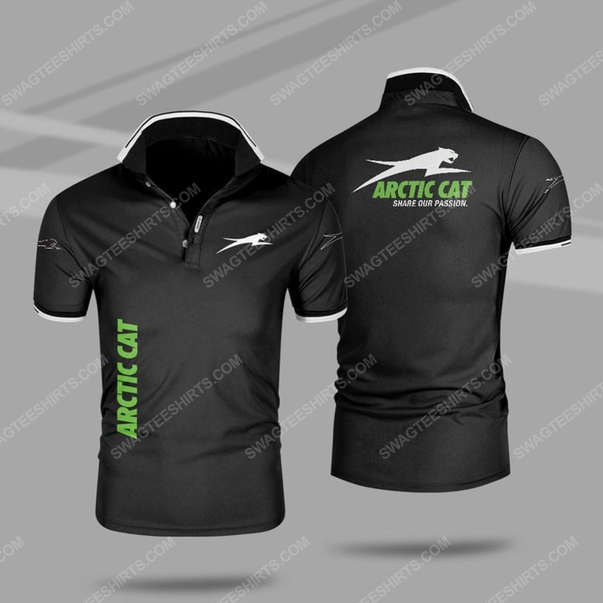 [special edition] Arctic cat share our passion all over print polo shirt – maria