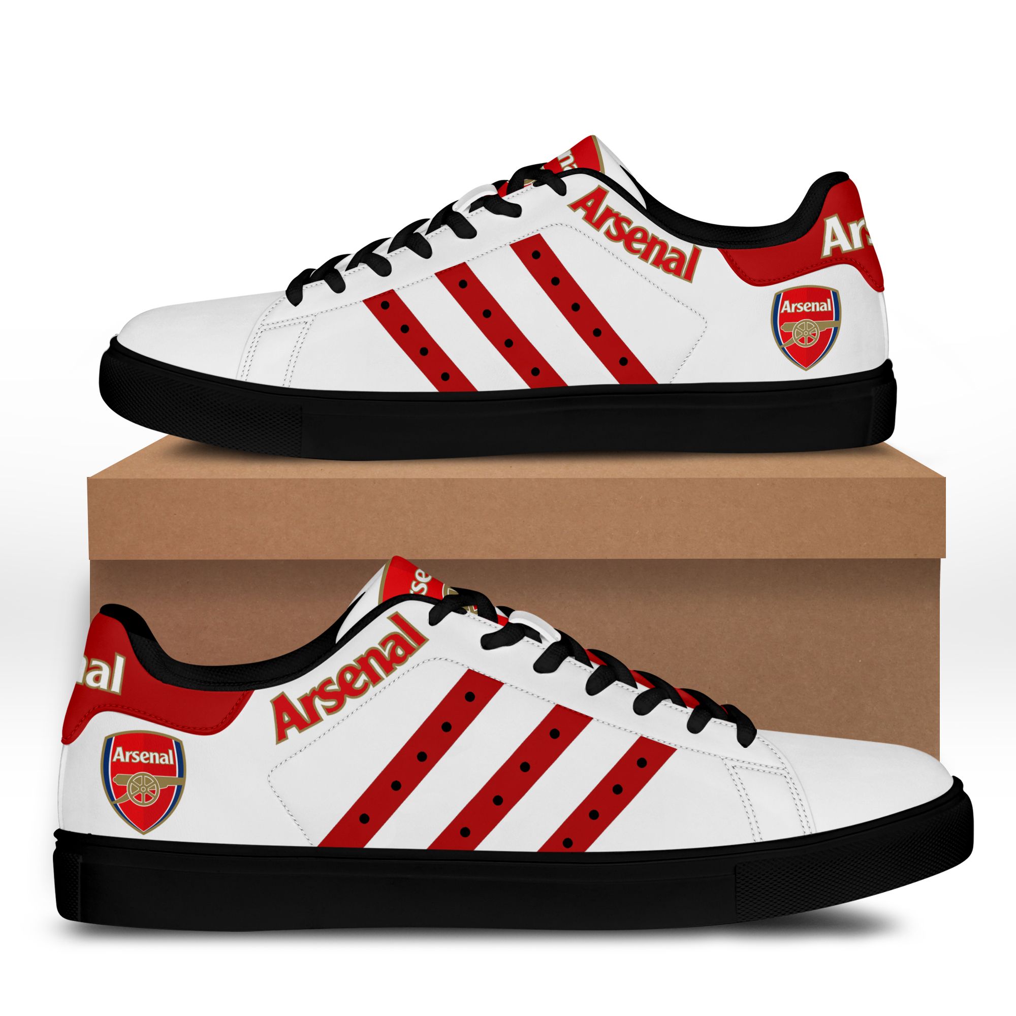 Arsenal stan smith low top shoes 1.1