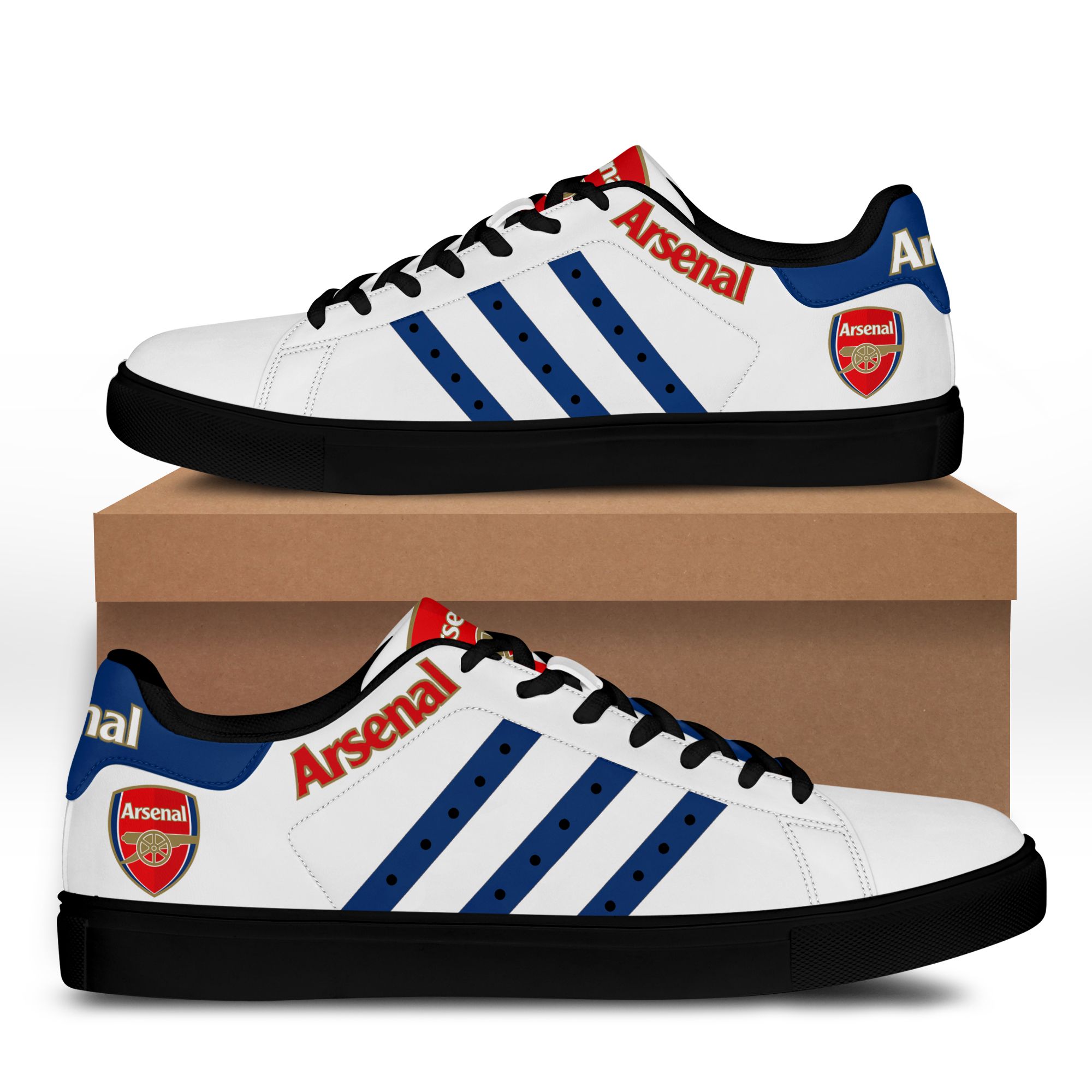 Arsenal stan smith low top shoes 2.3