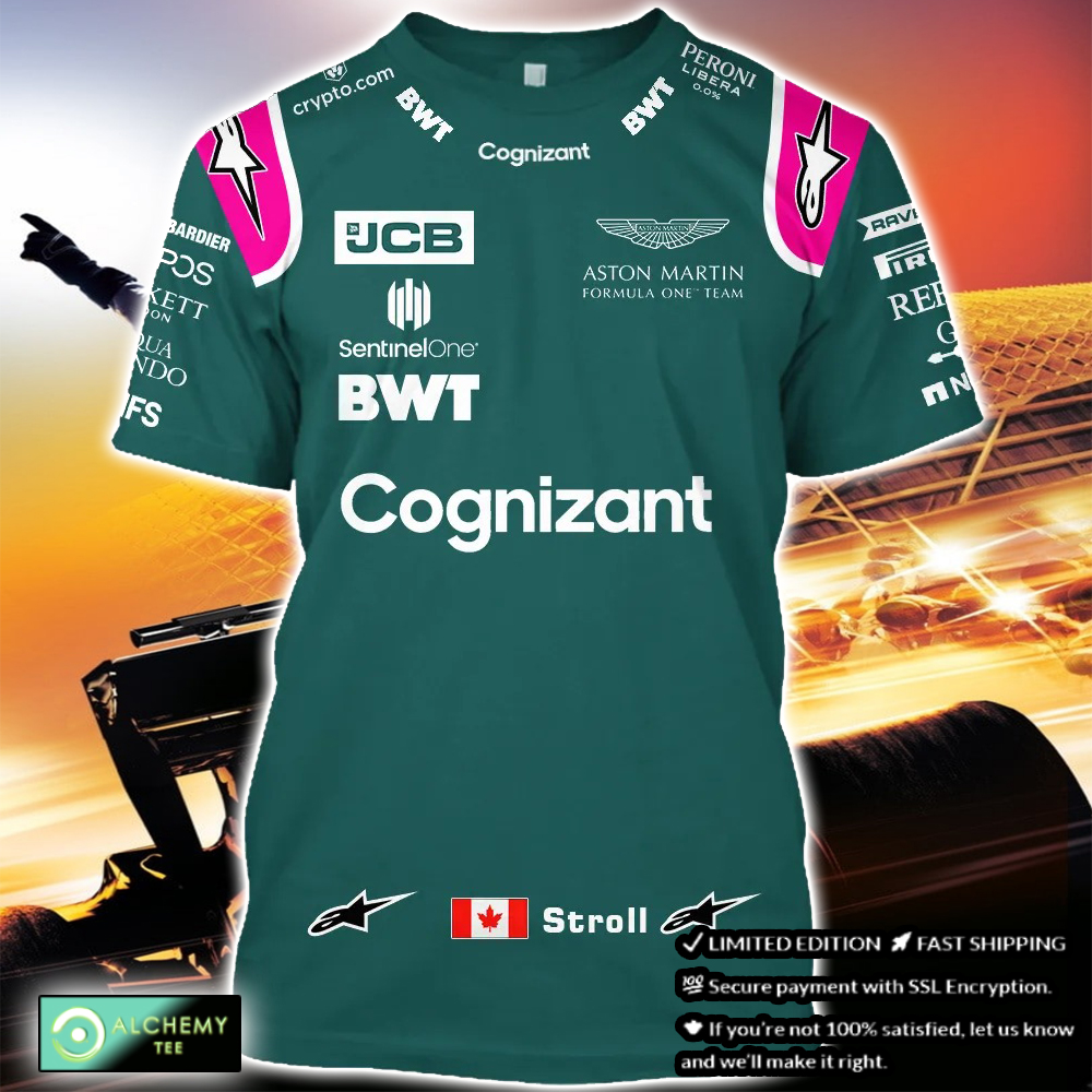 Aston Martin Cognizant F1 Racing Team 3D All Over Print Shirt