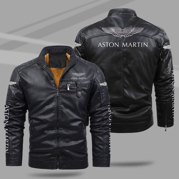 Aston Martin Fleece Leather Jacket – Hothot 190821