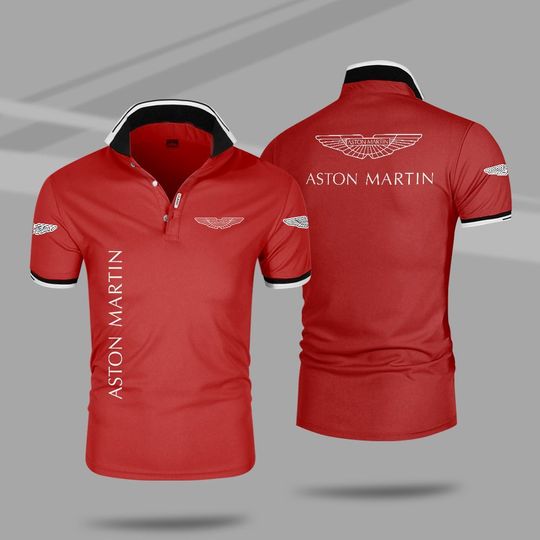 Aston martin 3d polo shirt 3