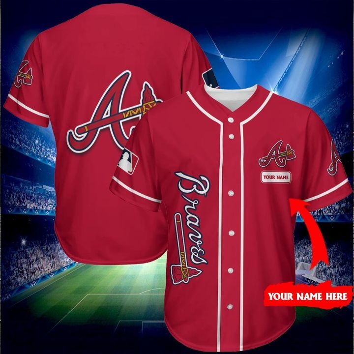 Atlanta Braves Personalized Baseball Jersey Shirt 3