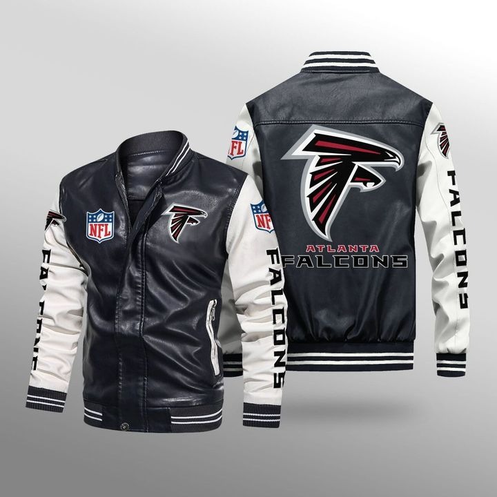 Atlanta Falcons Leather Bomber Jacket – BBS