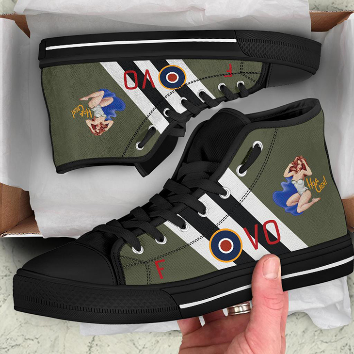 B 25 Hot Gen Inspired Mens High Top Canvas Shoes3