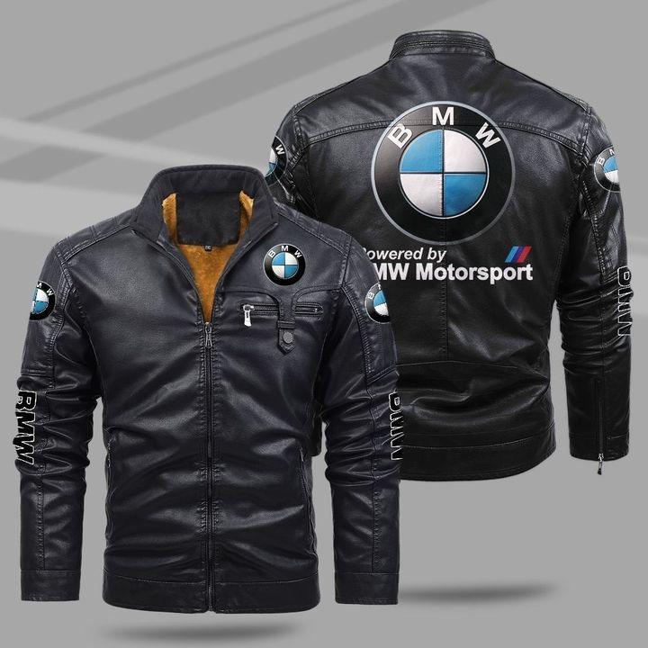 BMW Fleece Leather Jacket – Hothot 190821