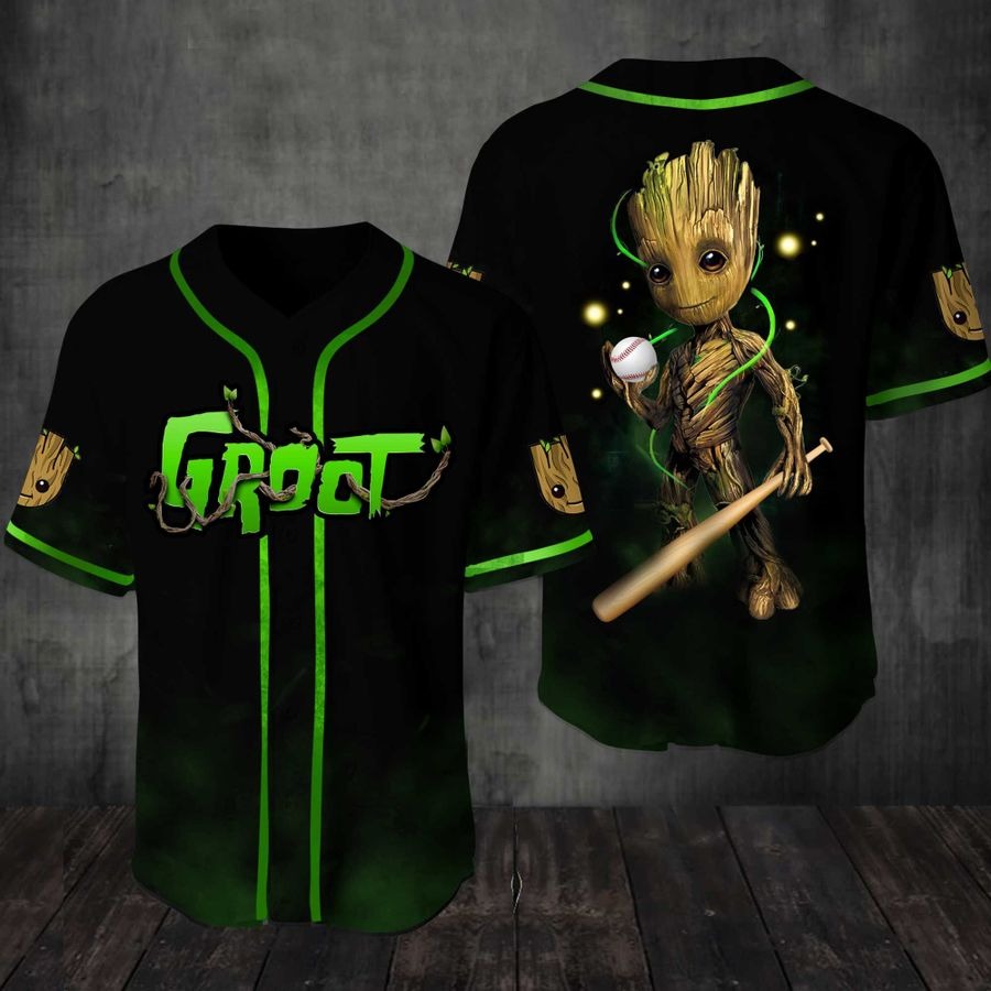 Baby Groot Baseball Jersey Shirt – BBS