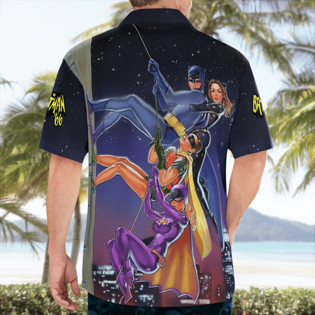 Batman 66 Catwoman hawaiian shirt - Picture 2