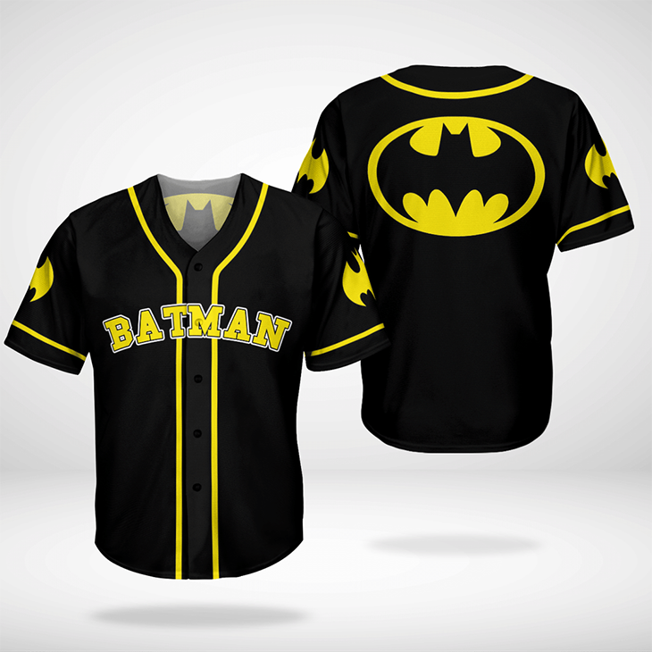Batman Baseball Jersey Shirt