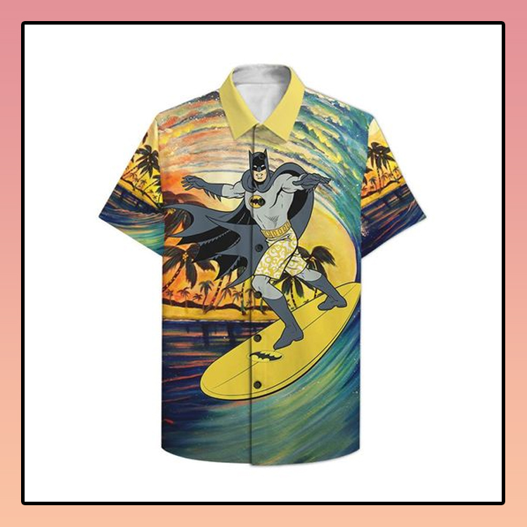 Batman Surfing Hawaiian Shirt2