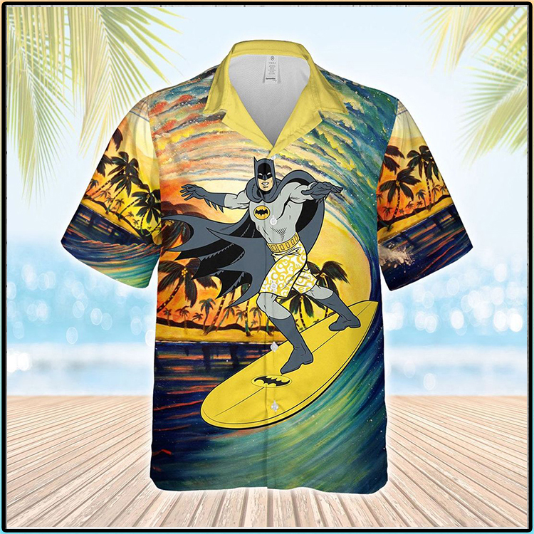 Batman Windsurfing Hawaiian Shirt3