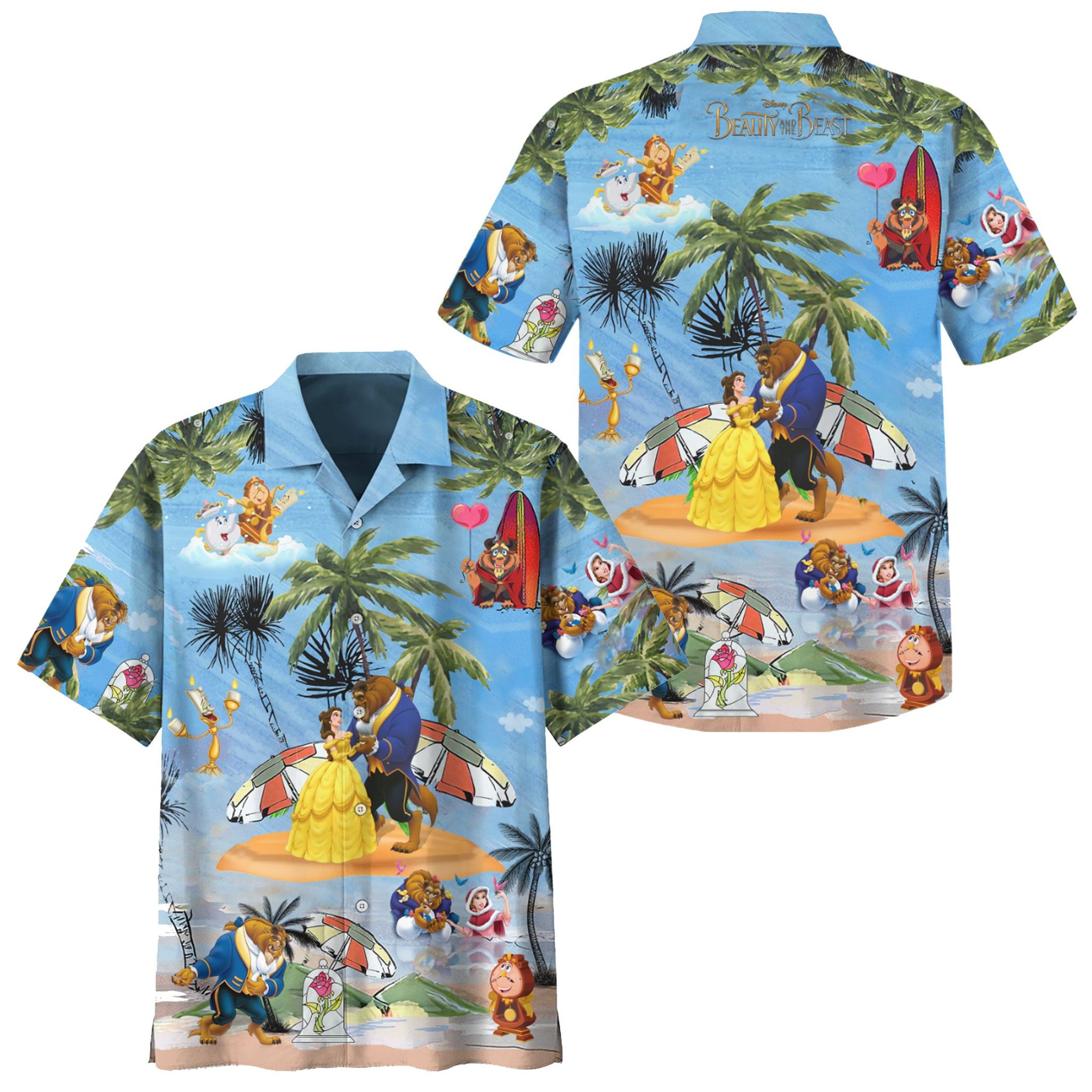 Beauty And The Beast hawaiian shirt