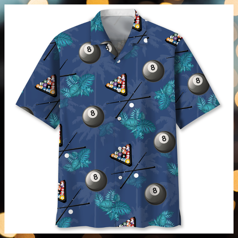 Billiard tropical Hawaiian shirt 2