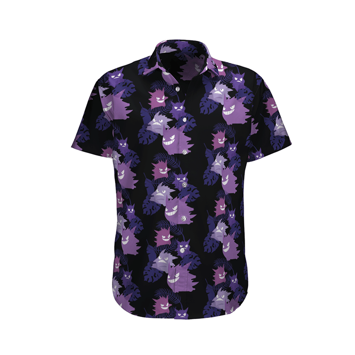 Black Gengar Hawaiian Shirt   – LIMITED EDITION