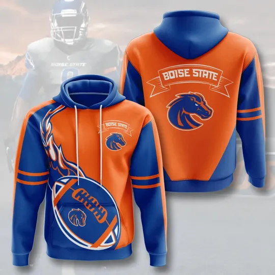 Boise State Broncos All over print 3d hoodie